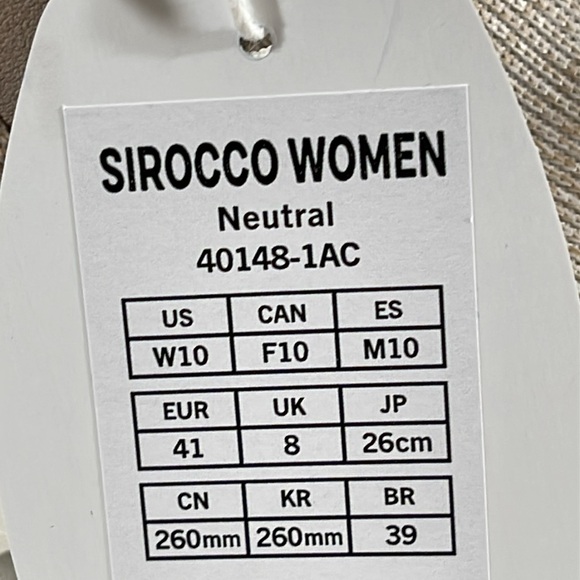 HEY DUDE Women's Sirocco Neutral Slip On Sneakers Size 10 NEW - Picture 11 of 13